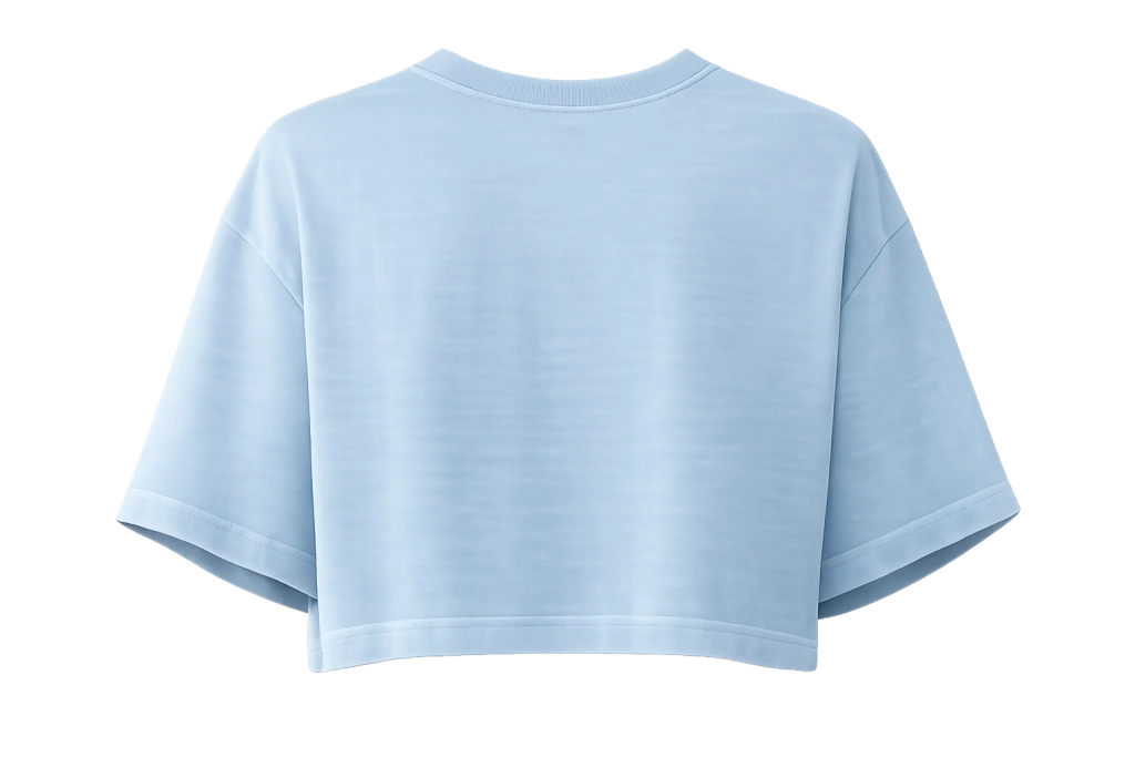 Cropped Blue Back