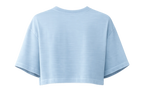 Cropped Blue Back