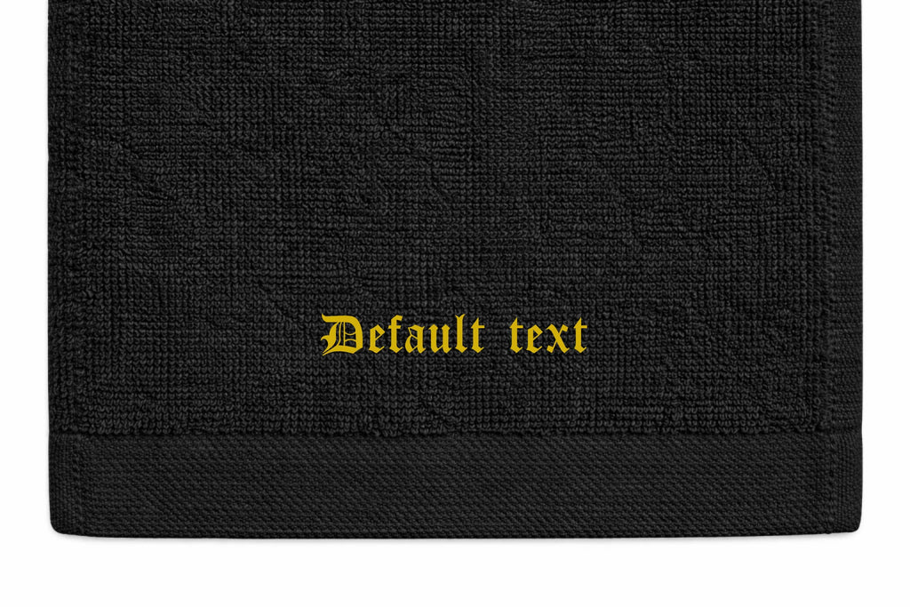 Black Towel Close up