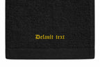 Black Towel Close up