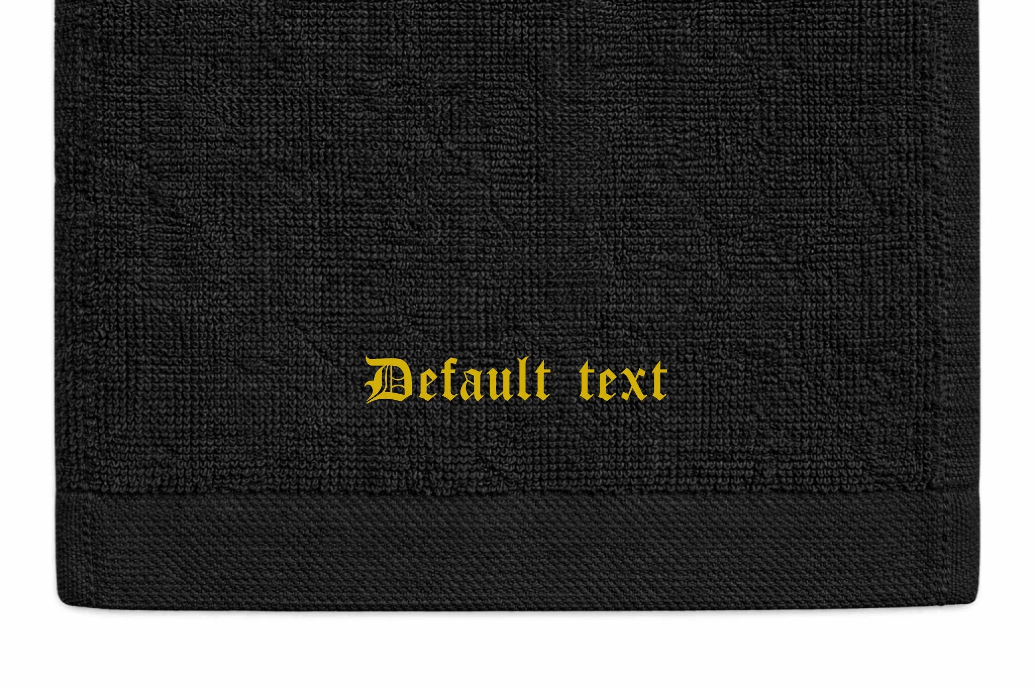 Black Towel Close up