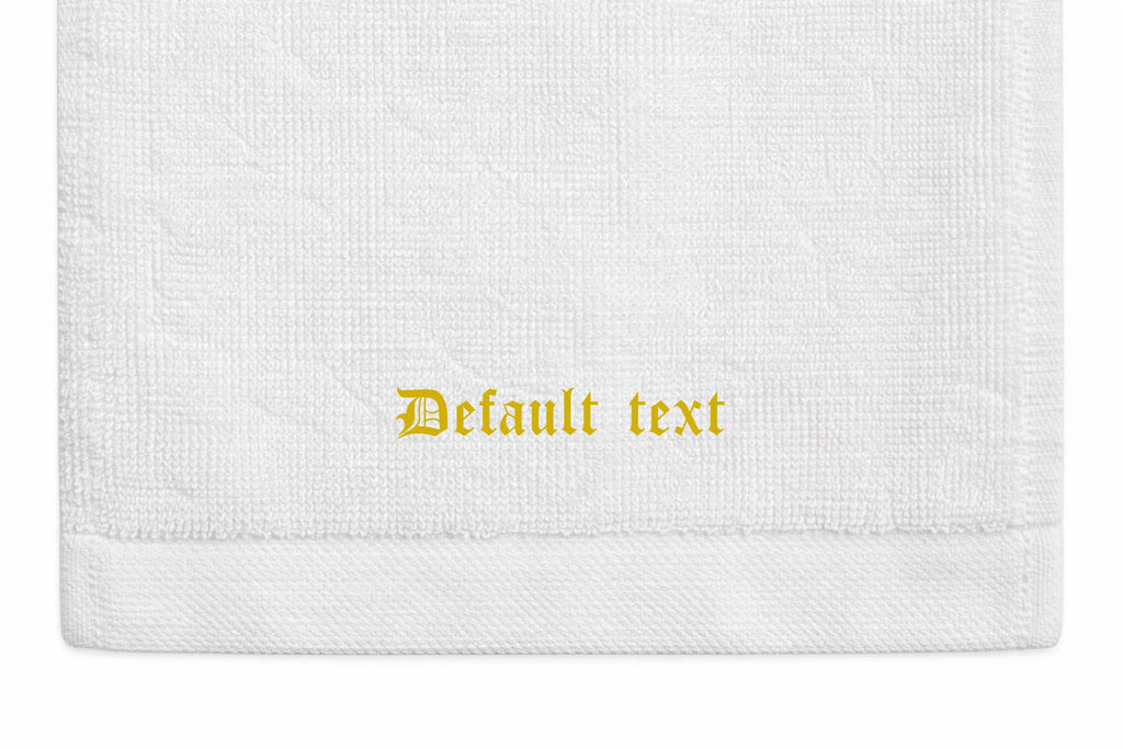 White Towel Close up