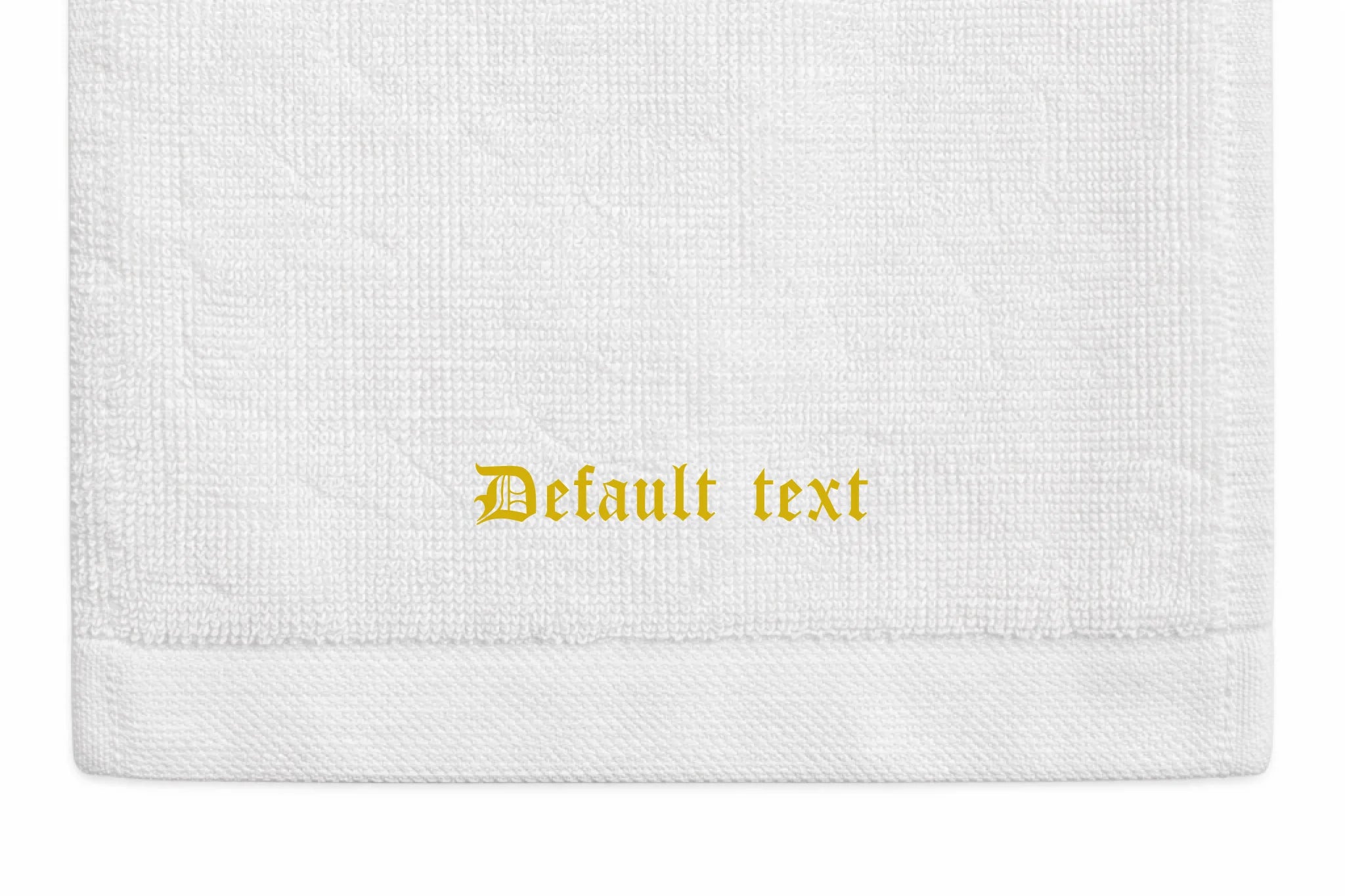 White Towel Close up